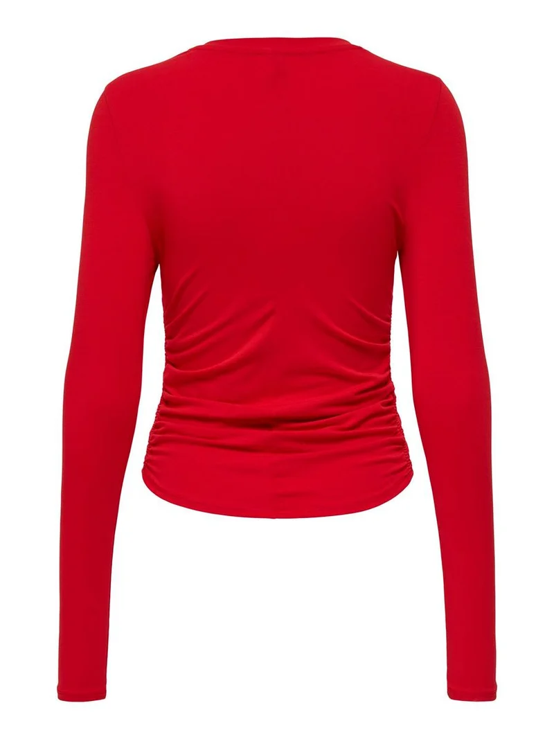 ONLISLA L/S RUCHED TOP JRS