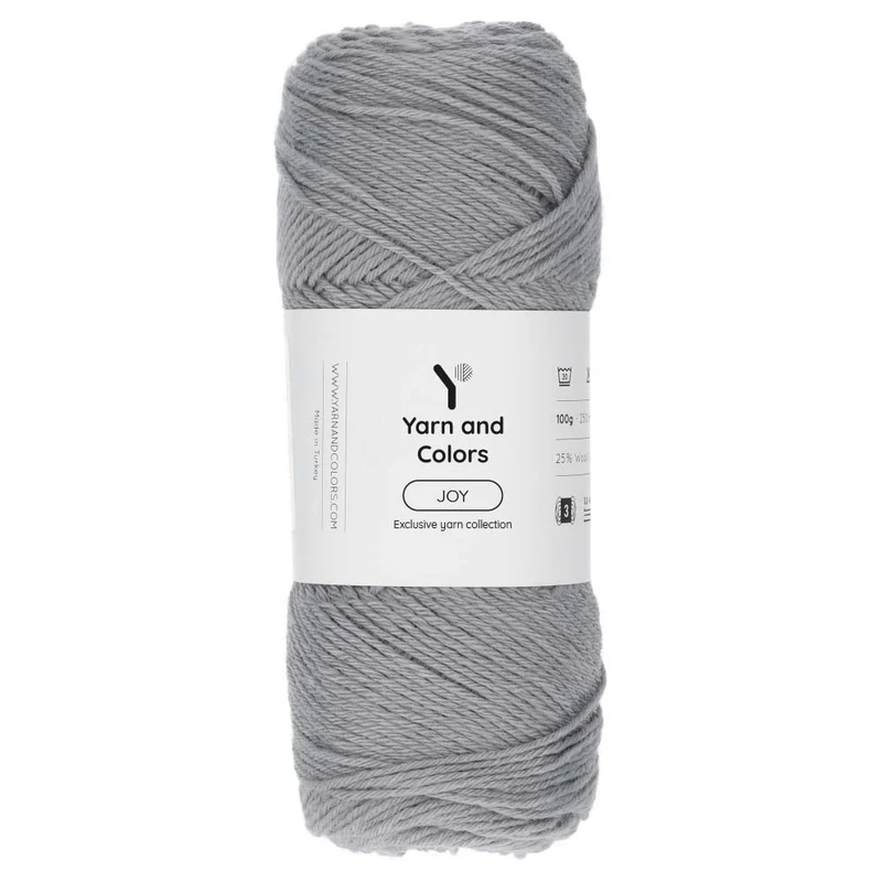 Yarn and Colors Joy 096 Shark Grey