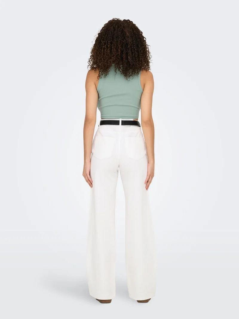 ONLVILMA S/L CROPPED TANK TOP JRS NOOS