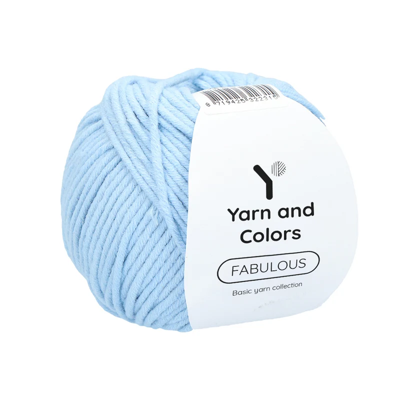 Yarn and Colors Fabulous 063 Eisblau