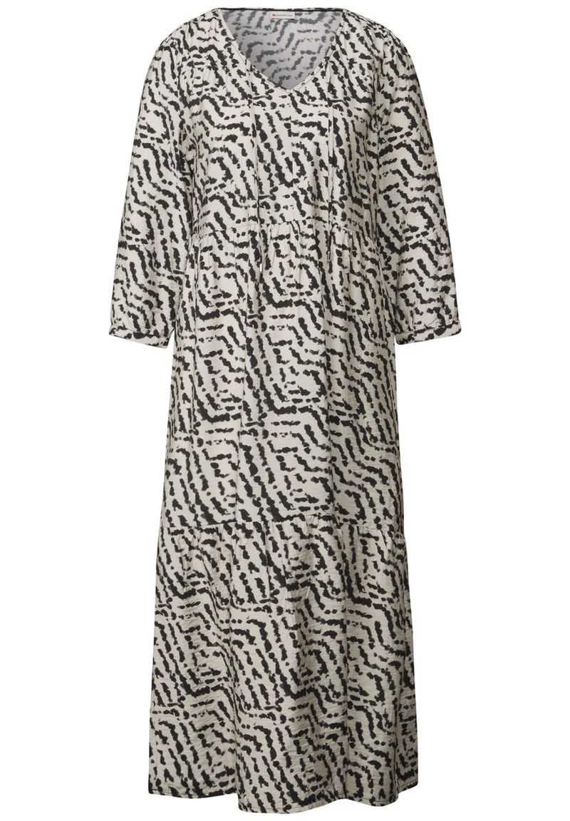 Tunika-Kleid mit Volants