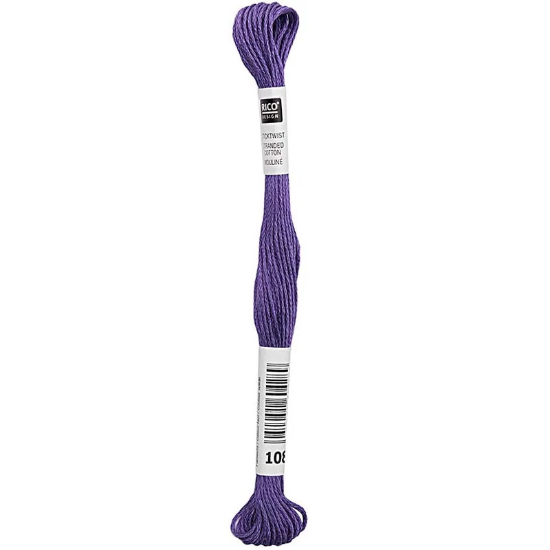 Rico Sticktwist Stickgarn 8 m 108 Hellviolett