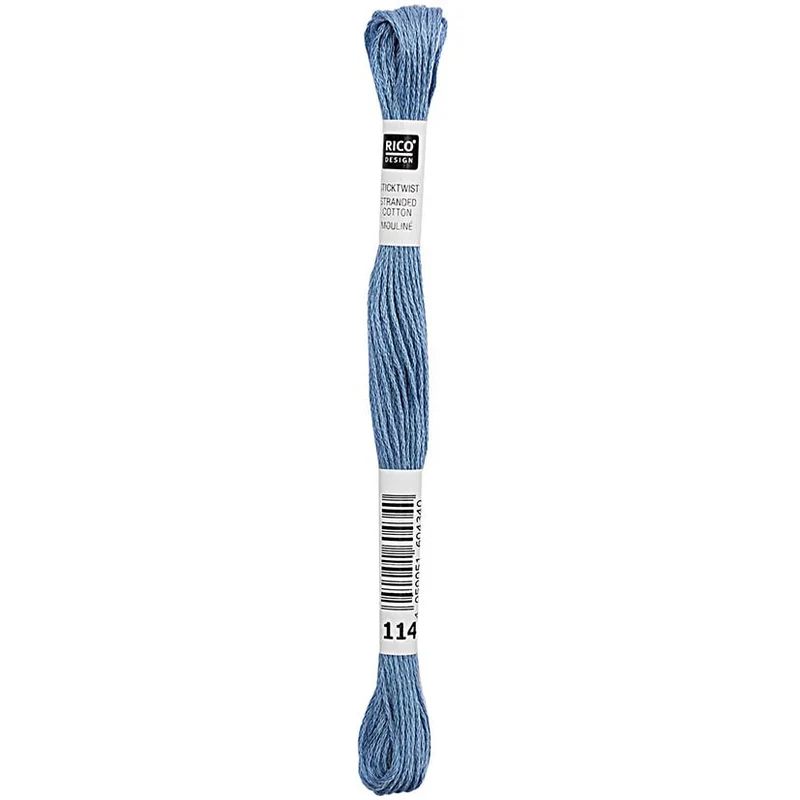 Rico Sticktwist Stickgarn 8 m 114 Hellblau