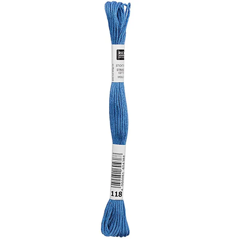 Rico Sticktwist Stickgarn 8 m 118 Royal Blue