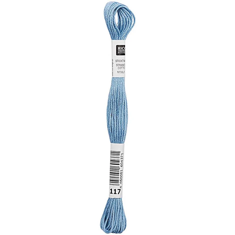 Rico Sticktwist Stickgarn 8 m 117 Royal Blue