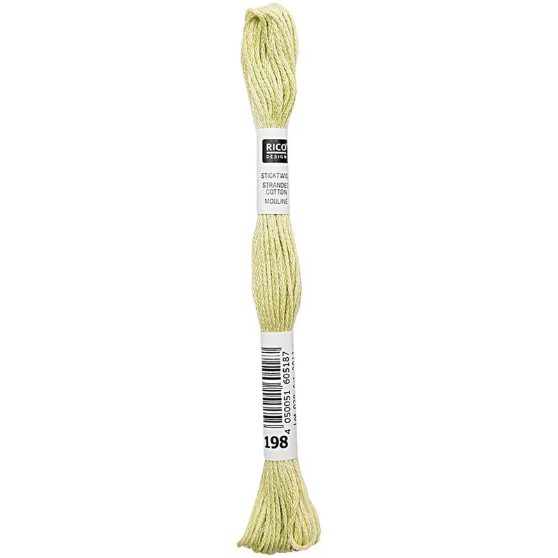 Rico Sticktwist Stickgarn 8 m 198 Grün