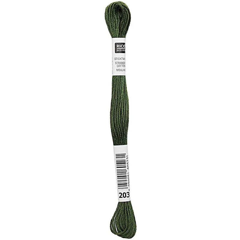 Rico Sticktwist Stickgarn 8 m 203 Grün