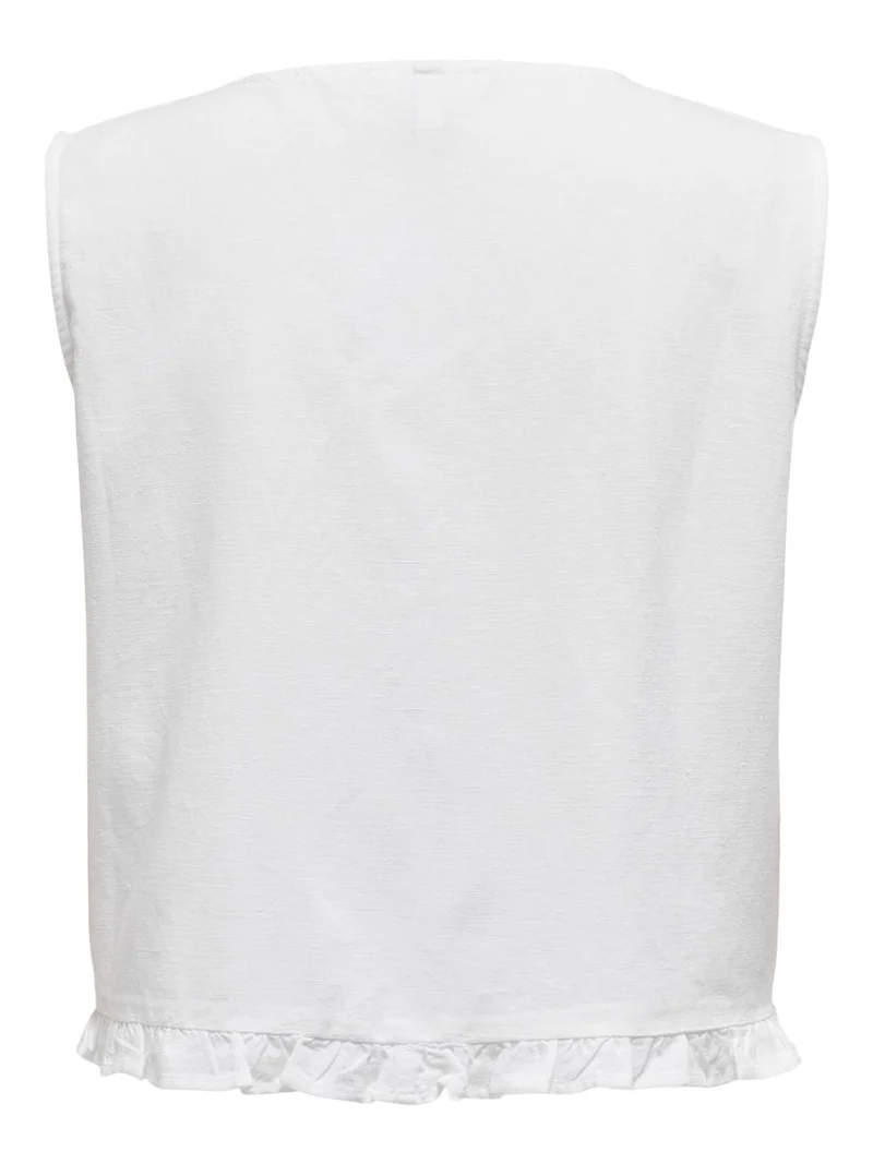 ONLJAKIRI LINEN S/L EMB VEST PTM