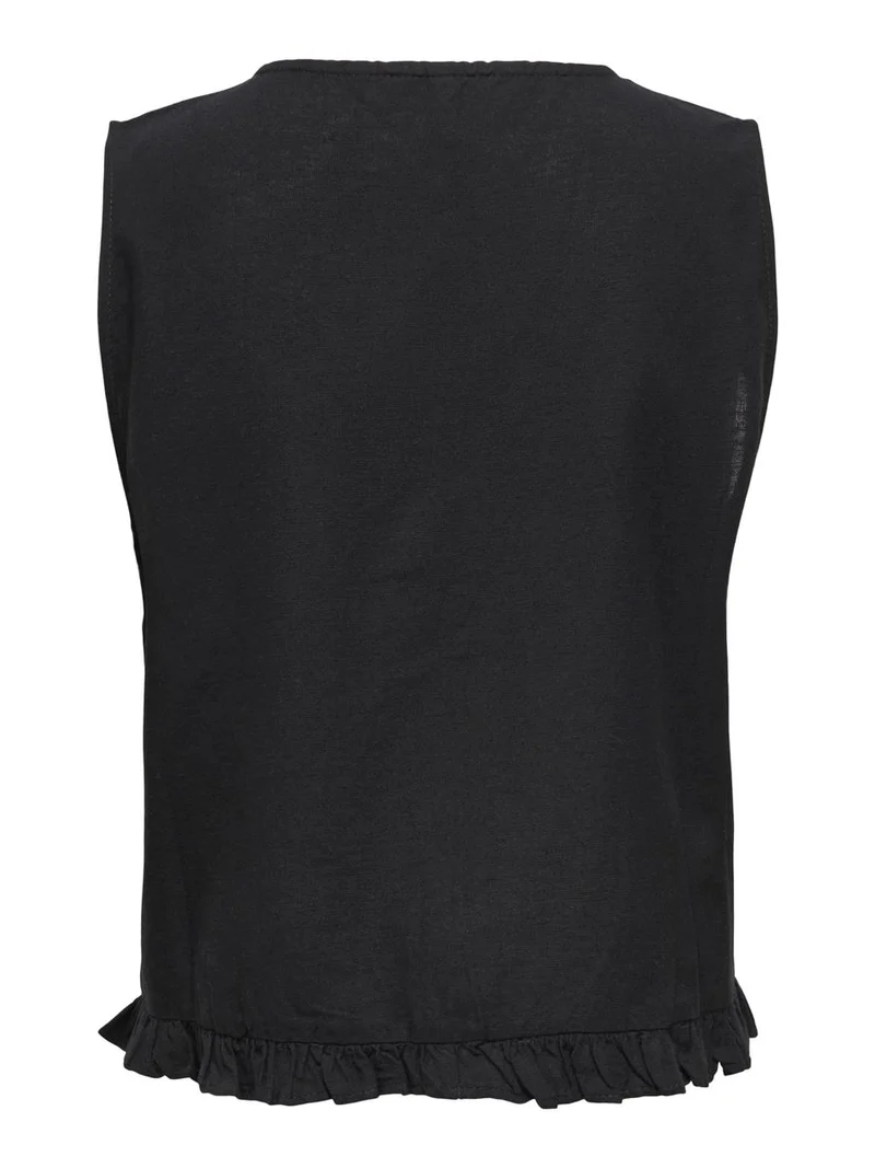 ONLJAKIRI LINEN S/L EMB VEST PTM