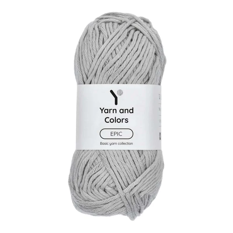 Yarn and Colors Epic 095 Soft Grey
