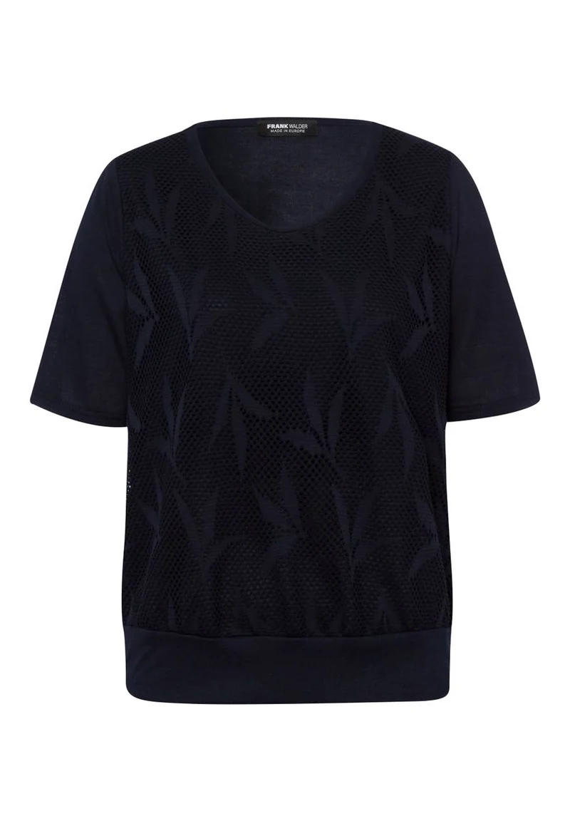 Shirt CHARMING FLAIR mit elastischer Lochspitze