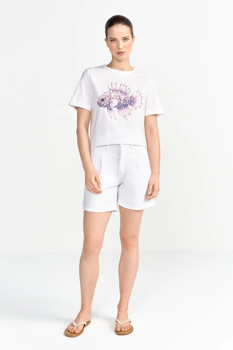 Elegant Fit T Sparkling Fish