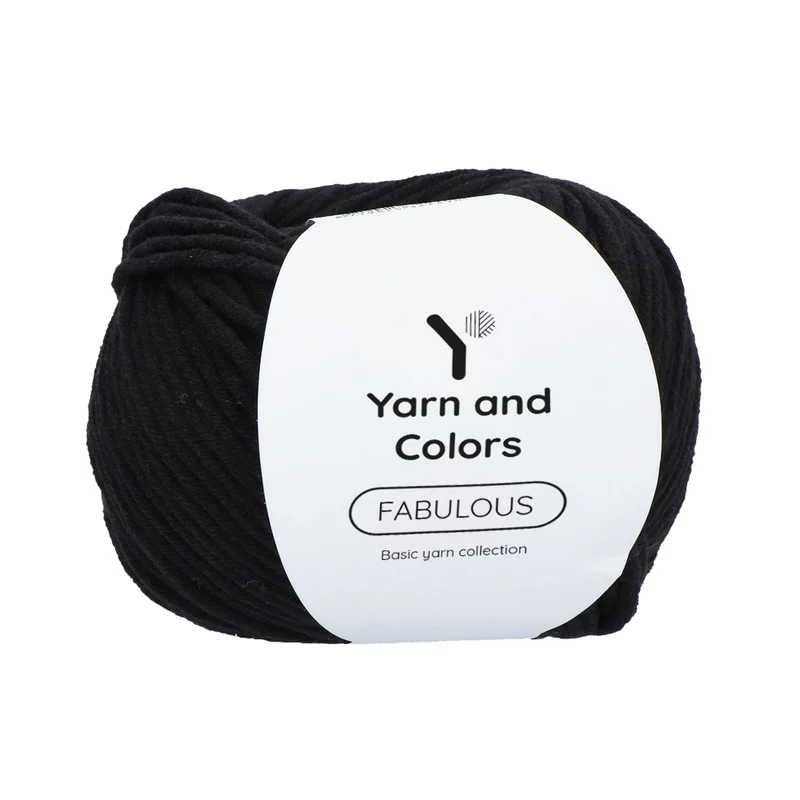 Yarn and Colors Fabulous 100 Schwarz