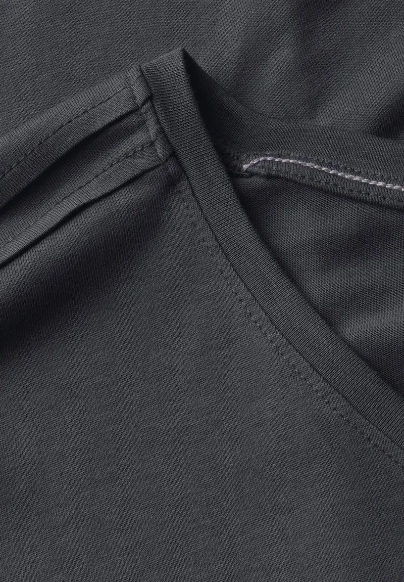 Shirt in Unifarbe