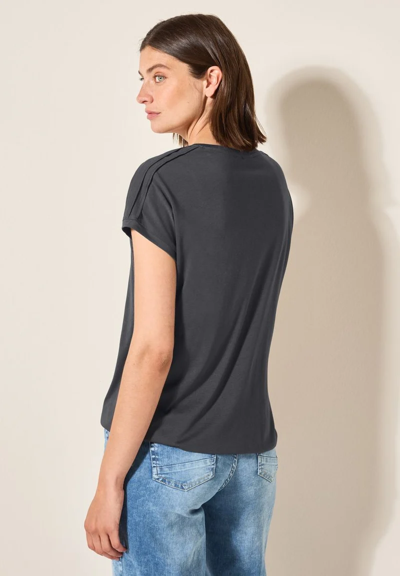 Shirt in Unifarbe
