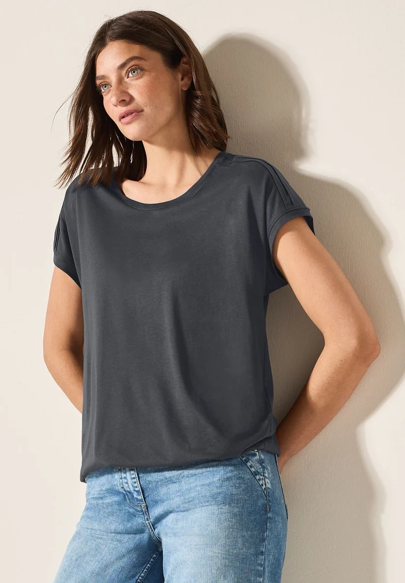 Shirt in Unifarbe