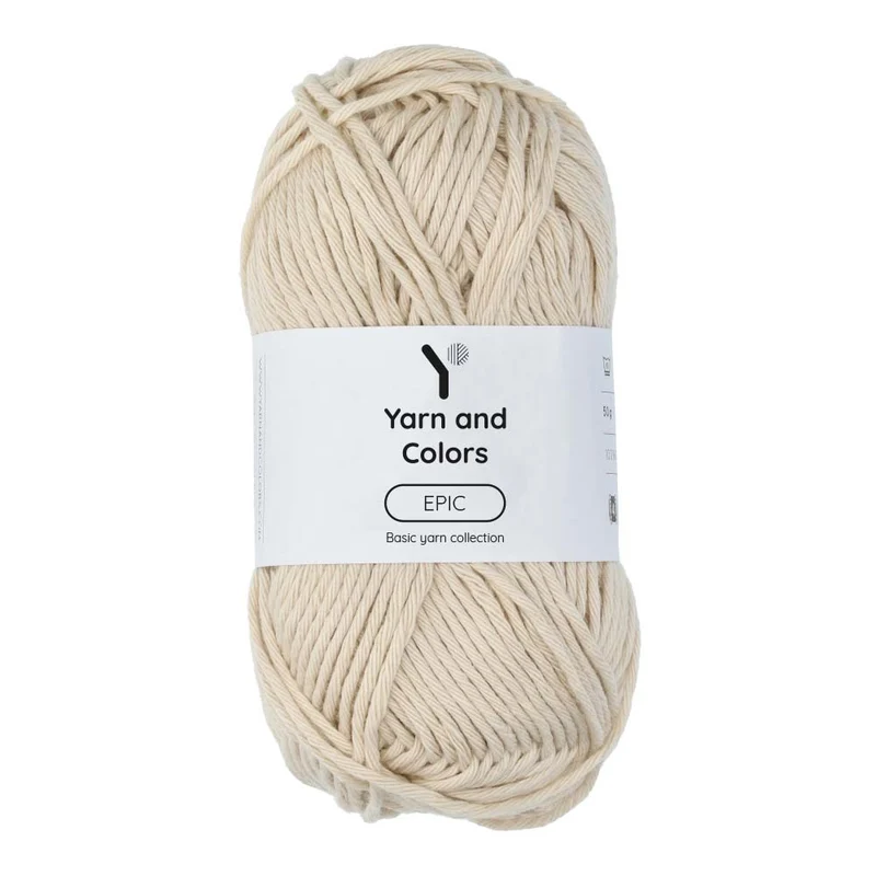 Yarn and Colors Epic 003 Naturweiß
