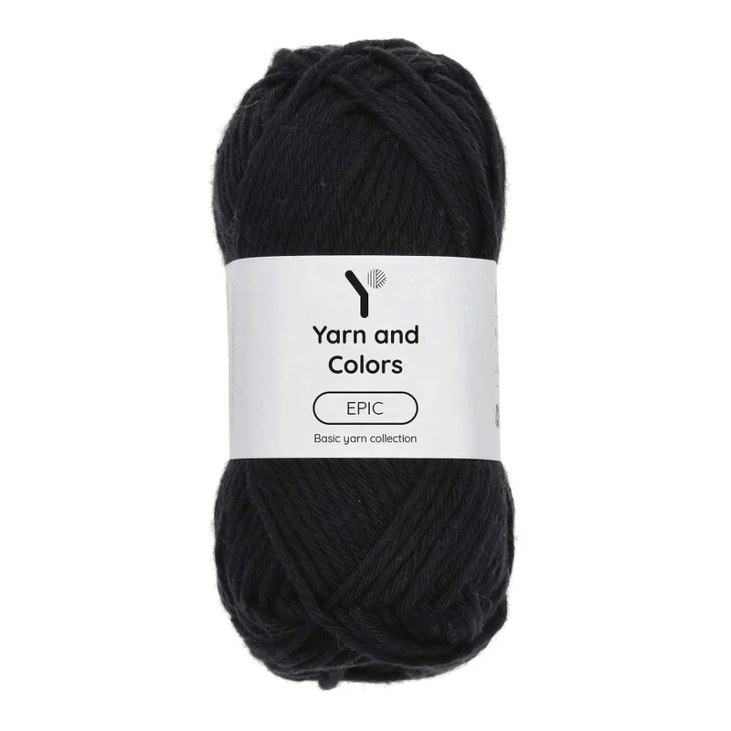 Yarn and Colors Epic 100 Schwarz