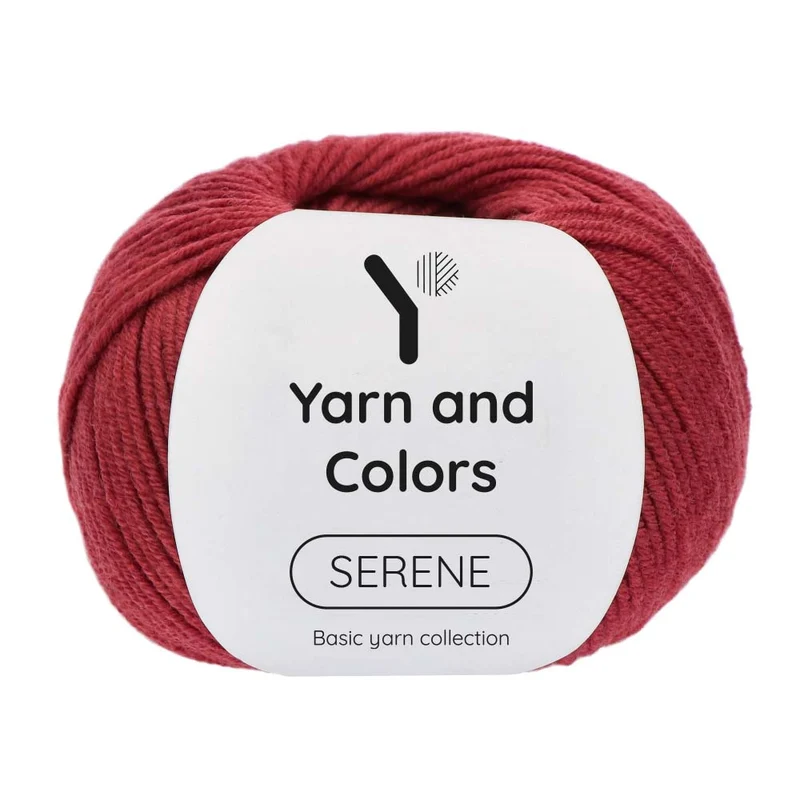 Yarn and Colors Serene 029 Burgunderrot