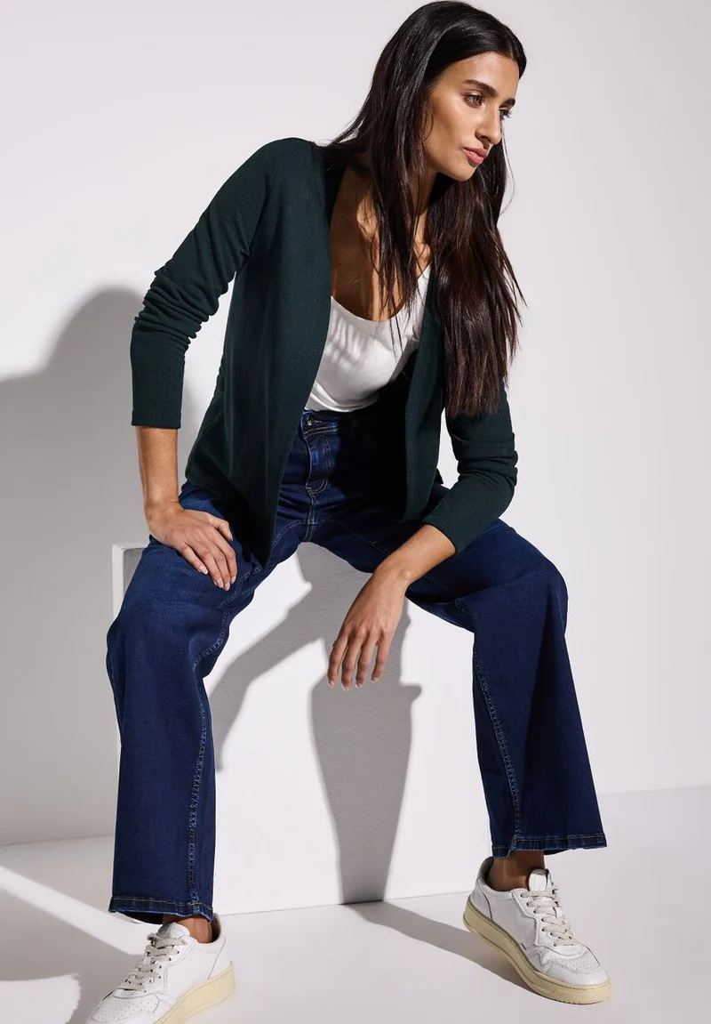 Strick-Look Jacke