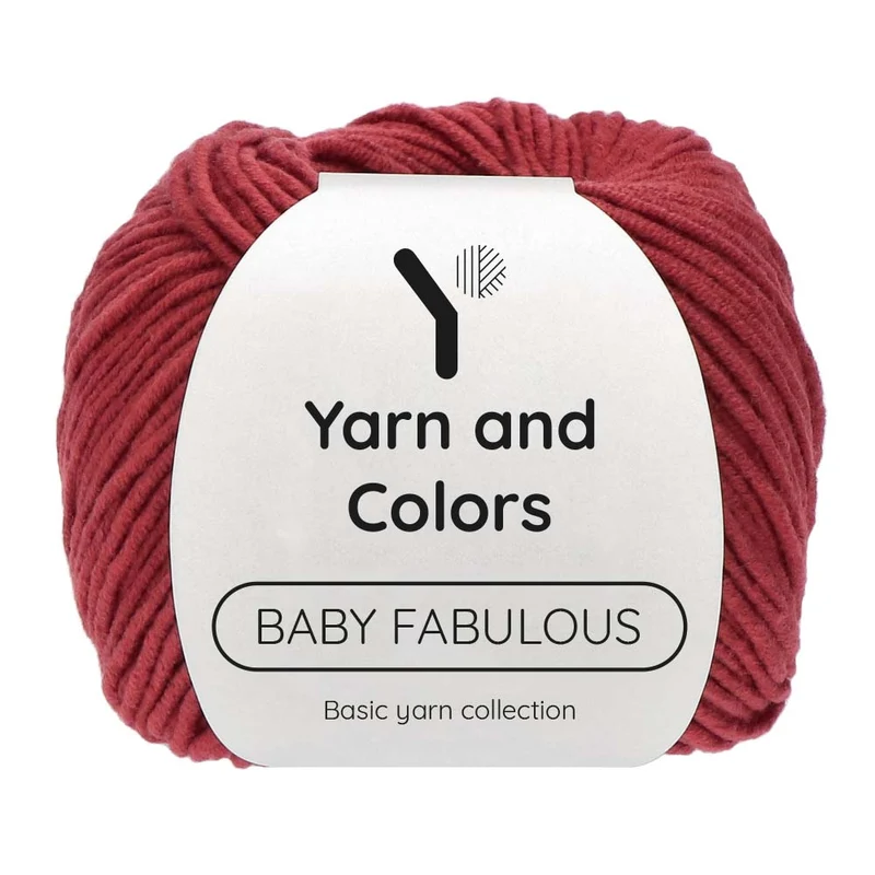 Yarn and Colors Baby Fabulous 029 Burgunderrot