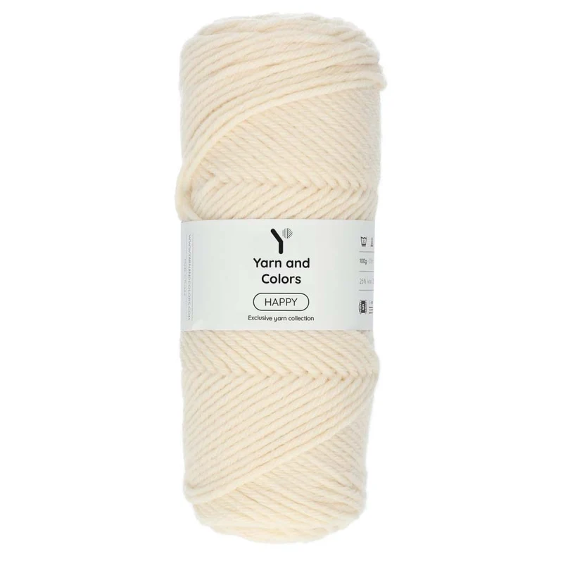 Yarn and Colors Happy 002 Creme