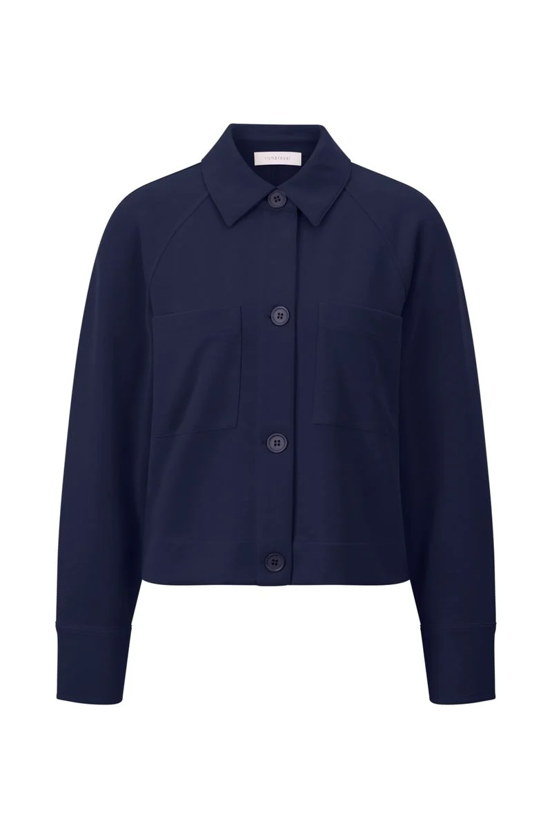 Scuba jacket denim look