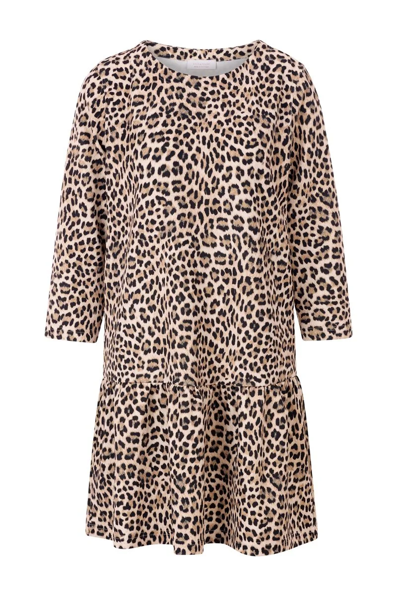 Printed scuba mini dress Recycled