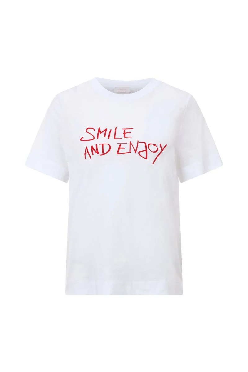Easy Fit T-Shirt "smile and enjoy" Organic