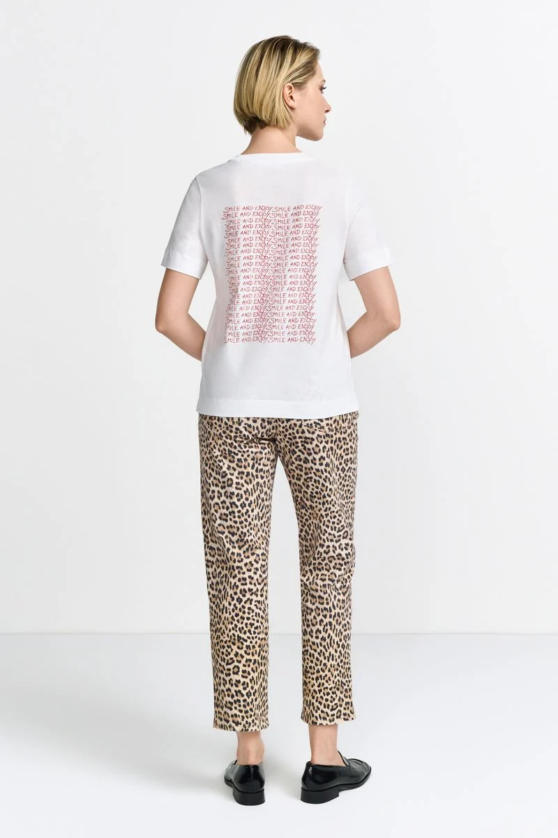 Easy Fit T-Shirt "smile and enjoy" Organic