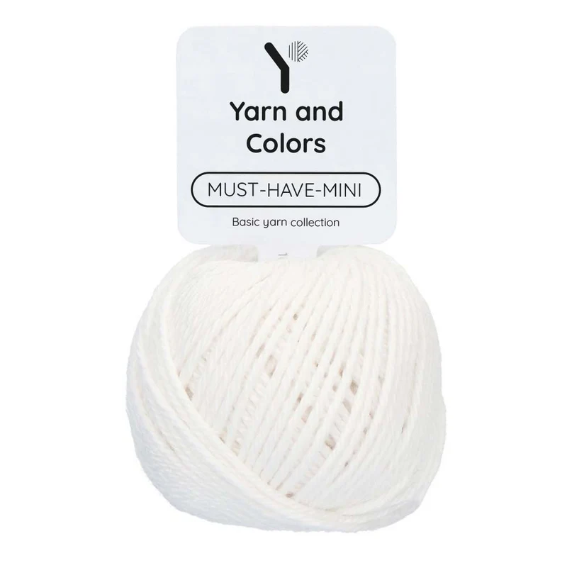 Yarn and Colors Must-have Minis 001 Weiß