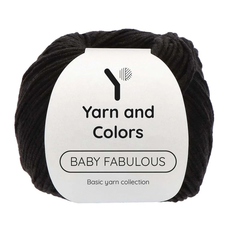 Yarn and Colors Baby Fabulous 100 Schwarz