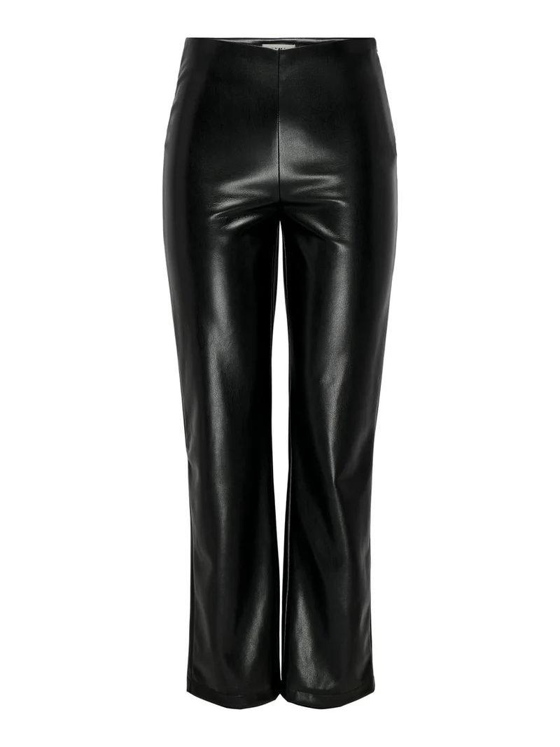 ONLZETA HW FAUX LEA STRAIGHT CC PANT PNT