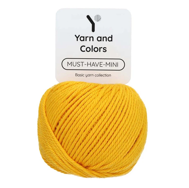 Yarn and Colors Must-have Minis 015 Senfgelb