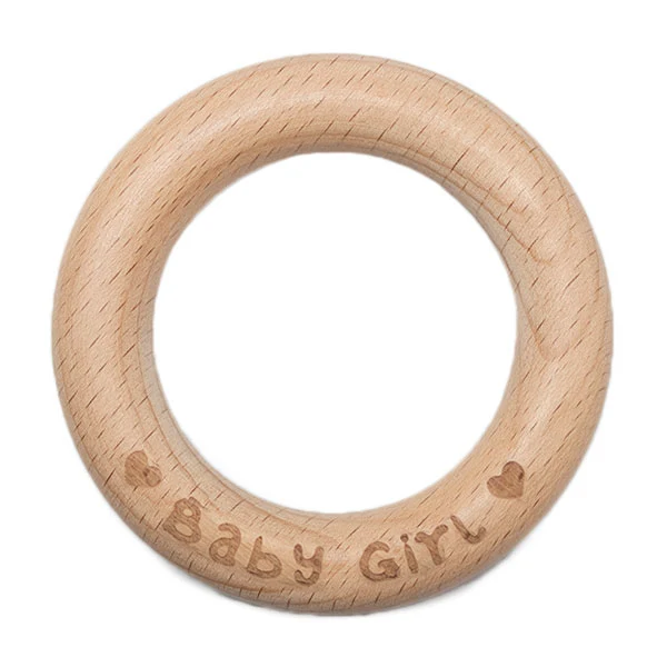 Durable Holz-Beißring für Mädchen