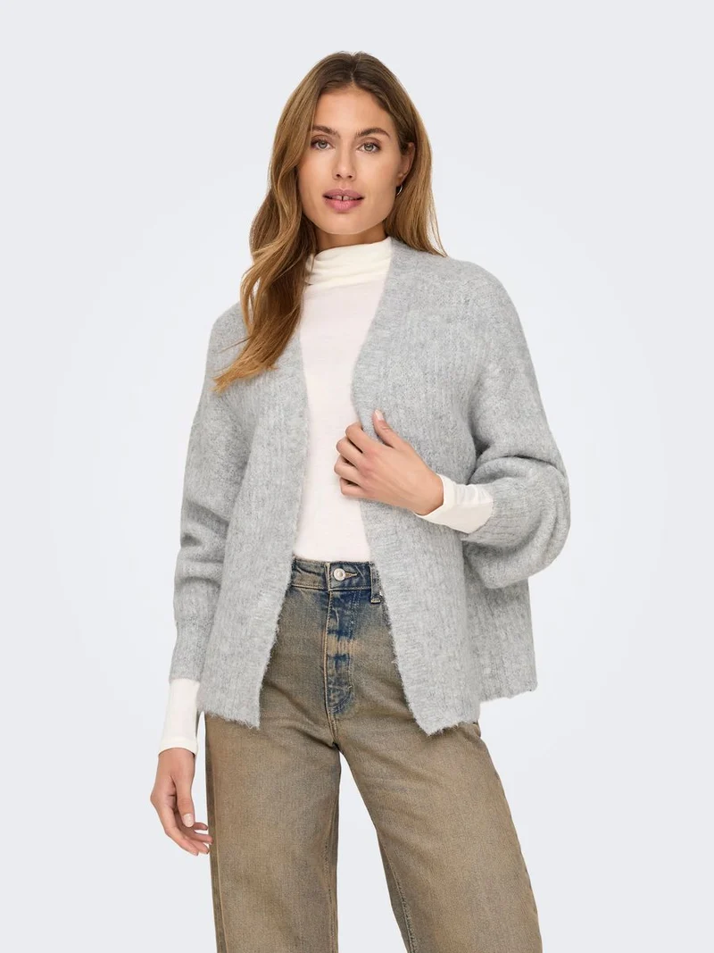 ONLMAGGIE LIFE LS RIB OPEN CARDI CC KNT
