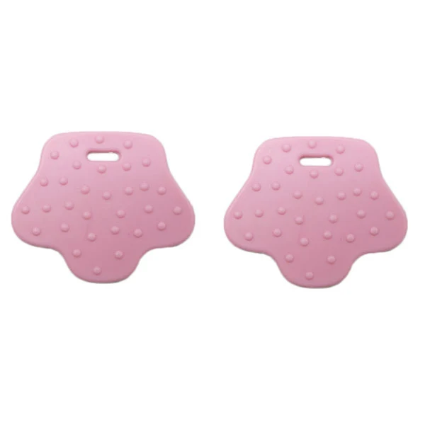 Robuster Beißring „Tierpfote“ 749 Pink