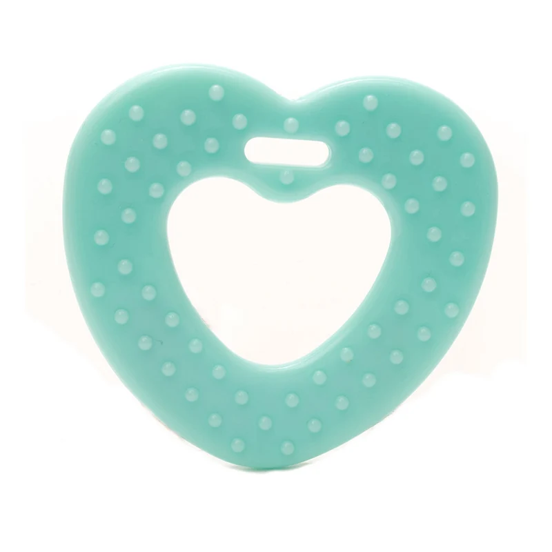Durable Beißring Herz mit Noppen 287 Mint
