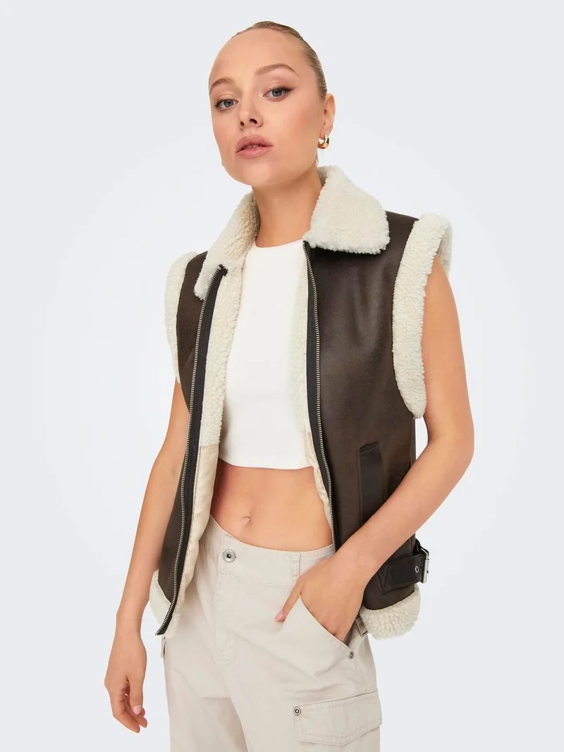ONLBETTY BONDED WAISTCOAT CC OTW
