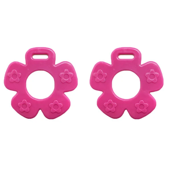 Robuster Beißring „Blume“ 786, rosa