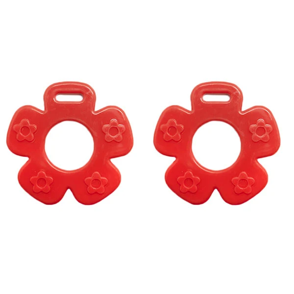 Durable Beißring „Blume“ 722 Rot