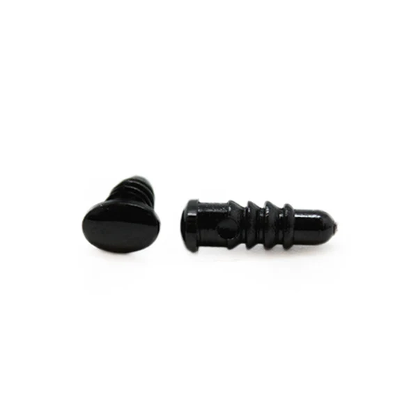 Sicherheitsaugen, oval, Schwarz, 5 Paar, 6 mm