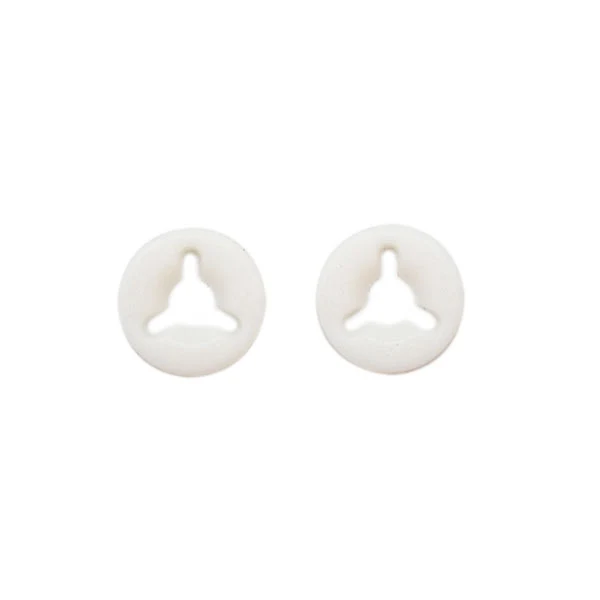 Sicherheitsaugen, oval, Schwarz, 5 Paar, 6 mm