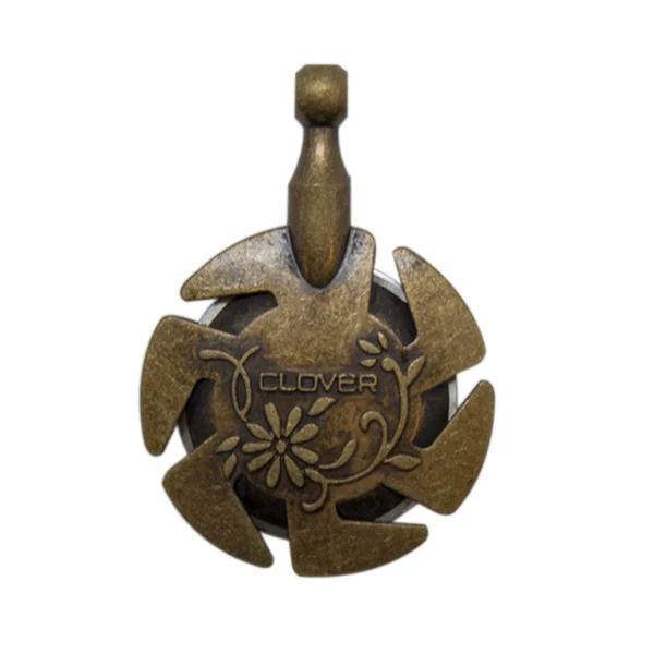 Clover Fadenabschneider-Anhänger, Gold