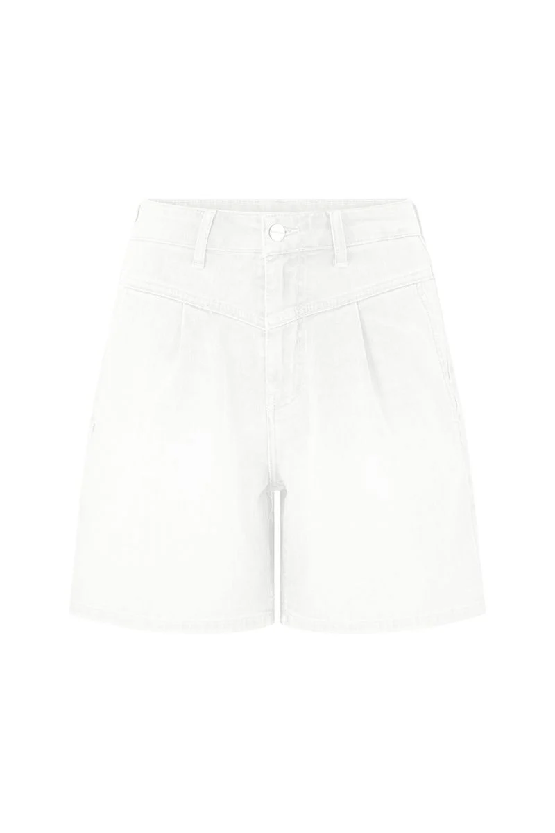 white denim shorts organic