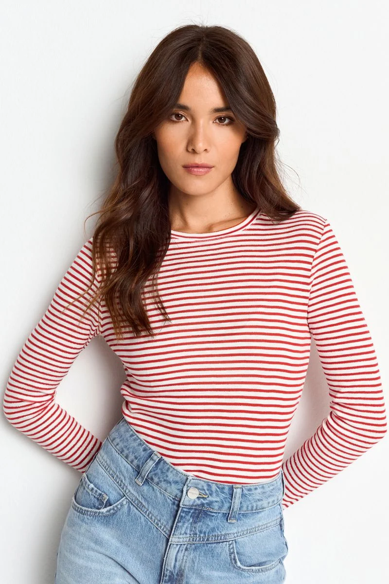Organic Sparkle Longsleeve Striped