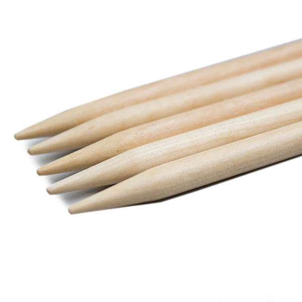 DROPS Basic Strumpfstricknadeln aus Holz, 20 cm, 5,5 mm