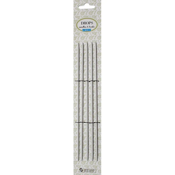 DROPS Basic Strumpfstricknadeln aus Aluminium, 20 cm, 2,0 mm