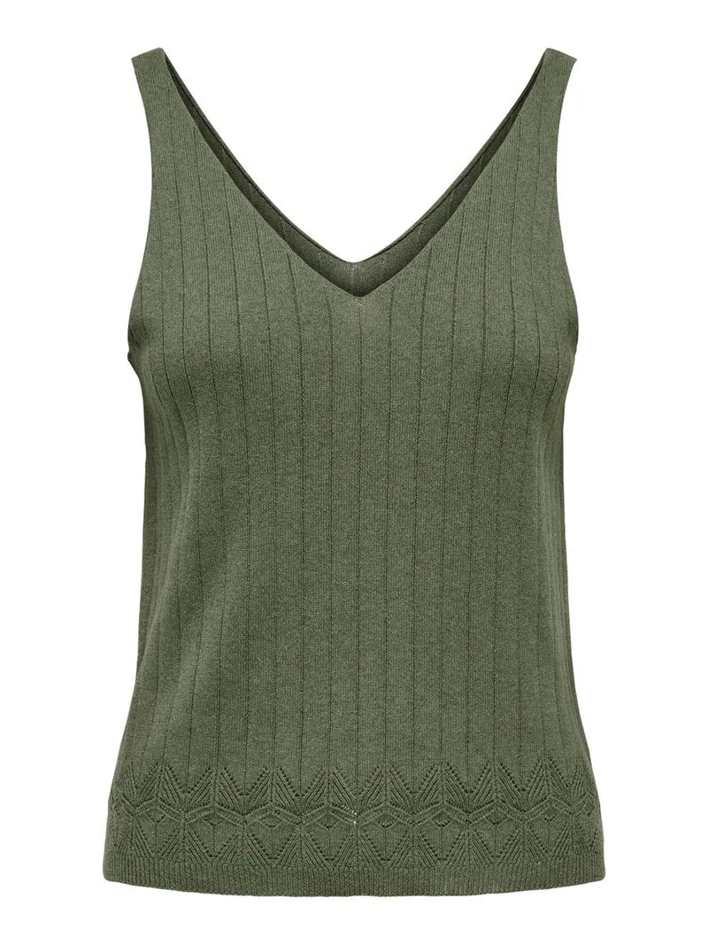 ONLMAISA LIFE SL V-NECK TOP KNT