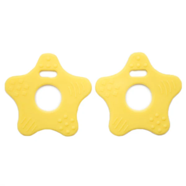 Go Handmade Stern-Beißringe 21 Gelb